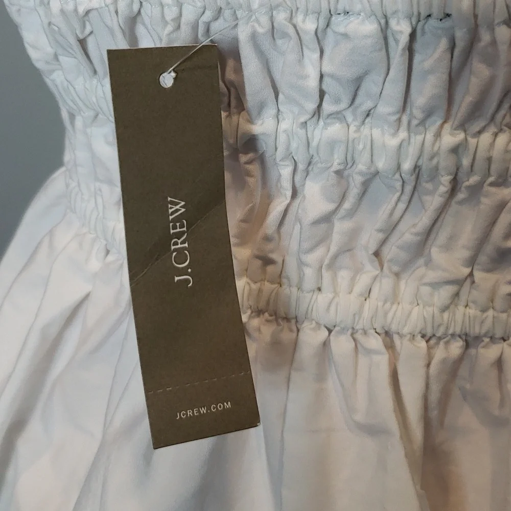 J. Crew White Eyelet Midi Dress - Picture 7 of 11